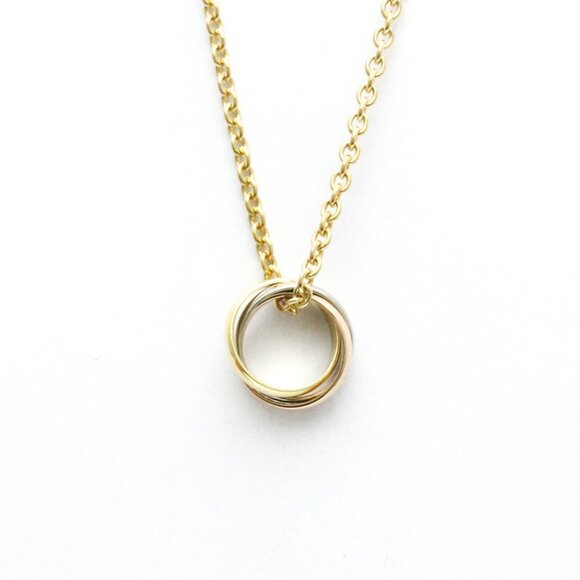 CARTIER 18k Yellow Gold Trinity Necklace - Picture 2 of 14